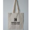 Budget Calico Tote Bag Thumbnail